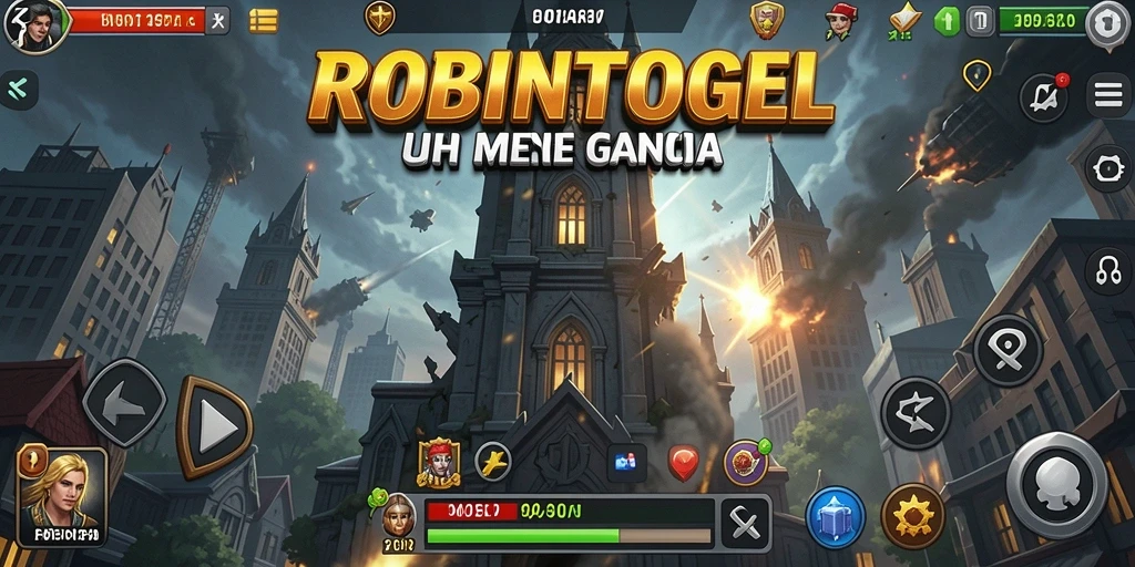 Screenshot gameplay menunjukkan menara yang siap melawan gelombang musuh.
