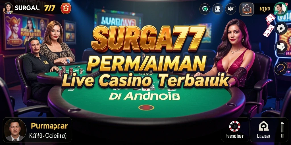 Tampilan gameplay Live Casino SURGA77 yang menarik dan interaktif.