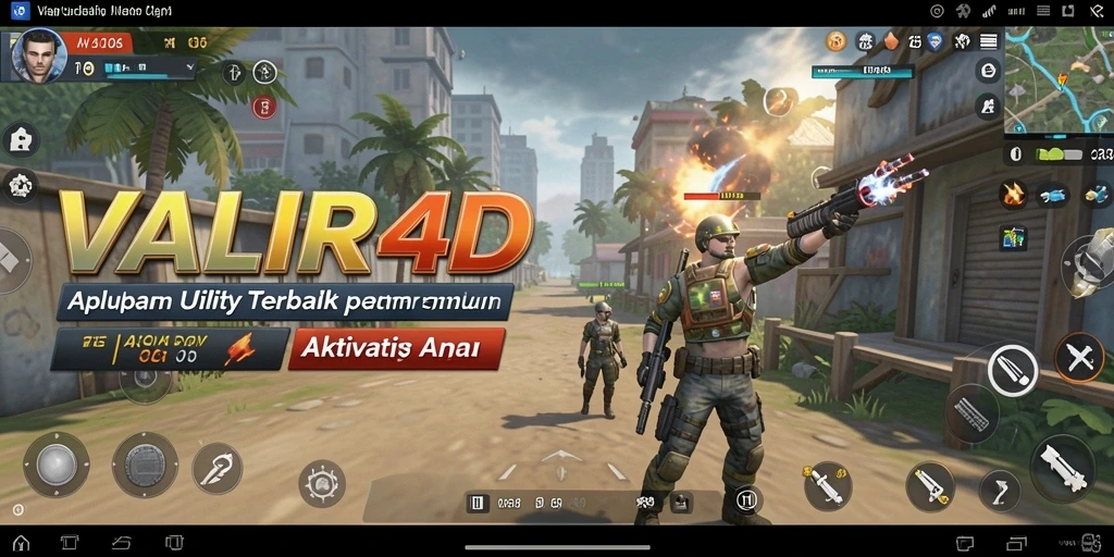 Tampilan utama VALIR4D yang sederhana dan fungsional.